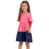 Dievčenské šaty BEE LOOP AWESOME GIRL ružové