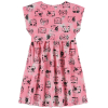 Dievčenské šaty QUIMBY MAČIČKY ružové