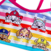 Dievčenské plavky PAW PATROL farebné prúžky