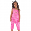 Dievčenský overal UP BABY ALL ABOUT FLOWERS ružový