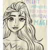 Dievčenské tričko DISNEY FROZEN MAGIC žlté