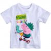 Detské pyžamo PEPPA PIG SCOOTER biele