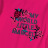 Dievčenské tričko LITTLE MARCEL MY WORLD ružové