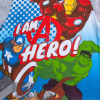Chlapčenské pyžamo AVENGERS I AM HERO šedé