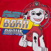 Detské tričko PAW PATROL BORN BRAVE červené