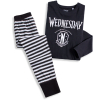Dievčenské pyžamo WEDNESDAY černé