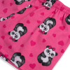 Dievčenské letné pyžamo KYLY PANDA HULA HOOP ružové