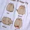 Dievčenské tričko PUSHEEN šedé