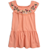 Dievčenské šaty VENERE KVETINKY oranžové