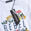 Dievčenské tričko REBEL GENERATION biele