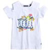 Dievčenské tričko REBEL GENERATION biele