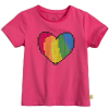 Dievčenské tričko LEMON BERET SRDCE ružové