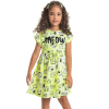 Dievčenské šaty QUIMBY MAČIČKY neon