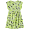Dievčenské šaty QUIMBY MAČIČKY neon