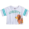 Dievčenský crop top PAW PATROL LIBERTY tyrkysová potlač