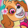 Dievčenská šiltovka PAW PATROL SKYE TROPIC ružová