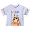 Dievčenské tričko BLUEY BINGO oranžová potlač