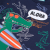 228413 2 chlapecke svitici pyzamo alligator tmave modre aloha 0