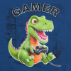 KY CHLAPECKE PYZAMO SVITICI VE TME DINO PLAYER MODRE 2
