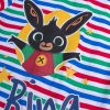 EMA CHLAPECKE PYZAMO BING KRATKE RUKAVY CERVENO BILE 2