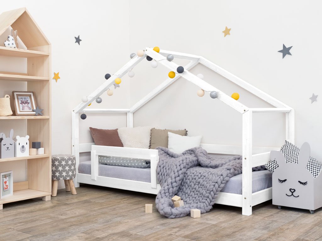 grey childrens bed