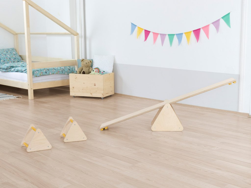 Montessori balanční set pro děti TRIΔNGLES