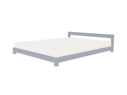 Dvoulůžková dřevěná postel COMFY ve scandi stylu Přírodní