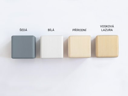 Designové dvoulůžko TATAMI v japonském stylu Přírodní