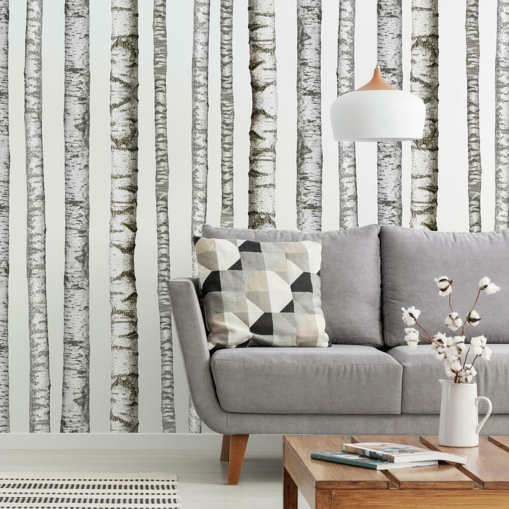 York Wallcoverings Samolepky na zeď se vzorem stromů BŘÍZY