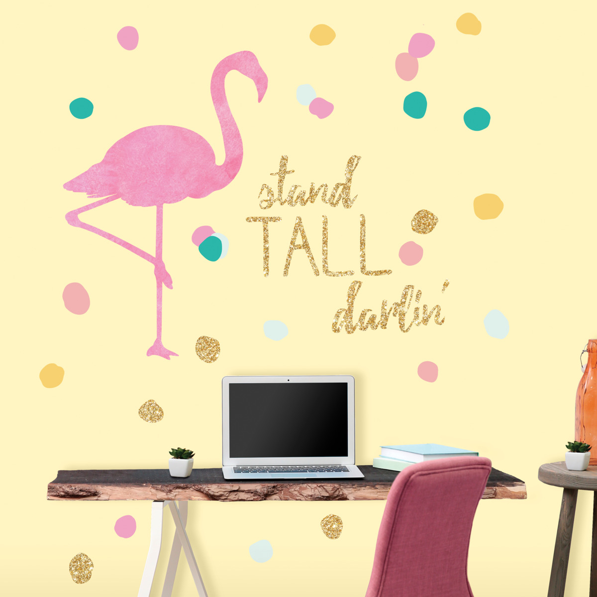 York Wallcoverings Samolepící nápis na zeď PLAMEŇÁK