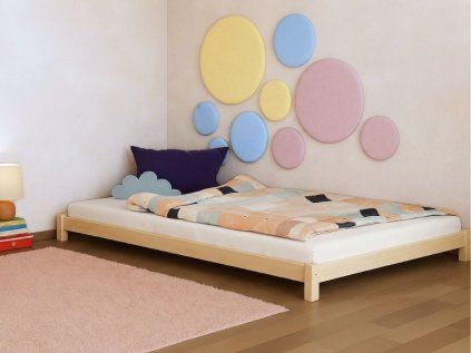 Panou rotund tapițat pentru perete