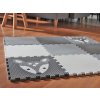 Pěnová puzzle podlaha 9 dílů KOLOUŠEK do dětského pokoje (2)