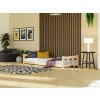 17750 3 17750 2 28 low single bed with headboards fence made of wood