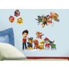 24624 4 vesele samolepky na zed tlapkova patrola