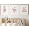 Tablou de perete pentru camera copiilor BALERINĂ (Alegeti dimensiune 20 x 30 cm)