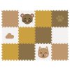 24921 1 penova podlaha puzzle 12 dilu hneda