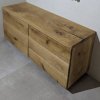 Koupelnová skříňka z dubového masivu