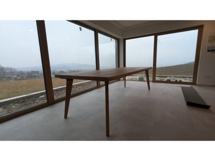 Modern dining table made of solid wood – Stylix