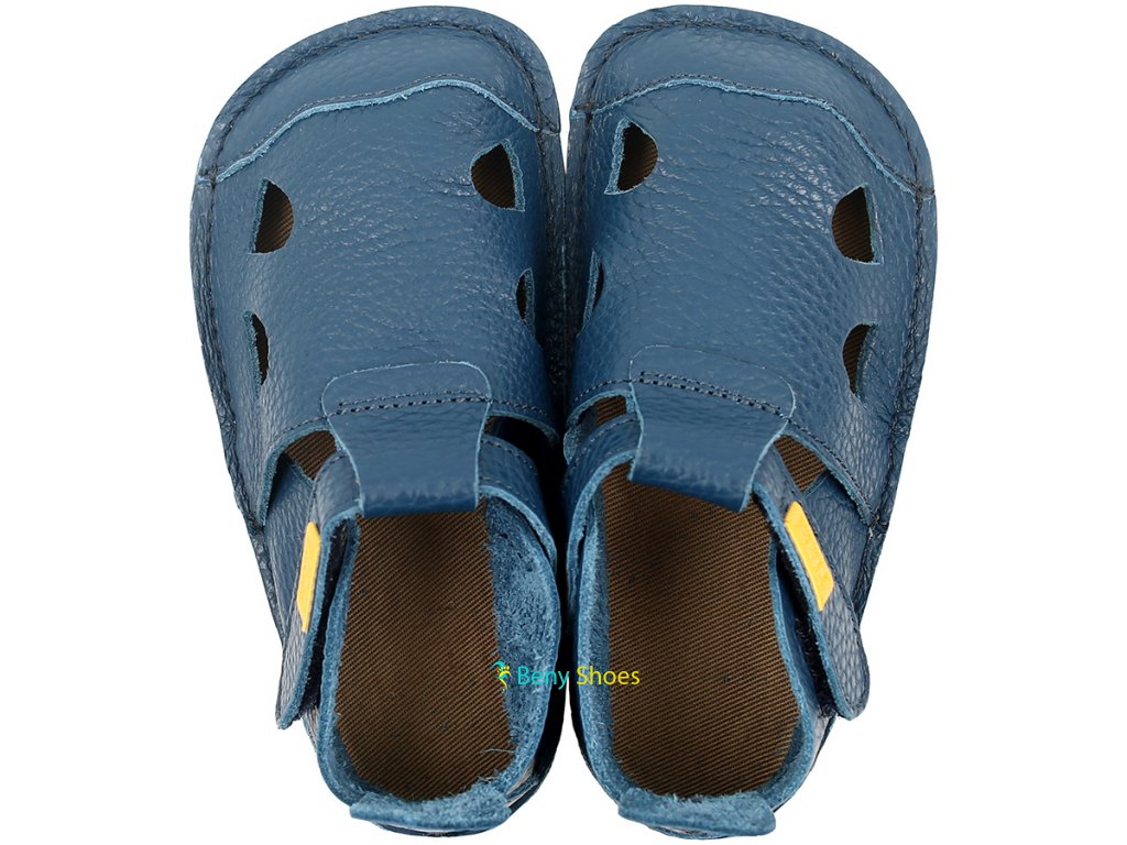 Nido Leather Navy barefoot sandále