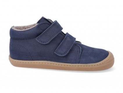 22974 barefoot kotnikova obuv koel4kids korkid navy 1