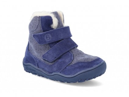 Beny Shoes 38620 bvt12704w250 barefoot zimni obuv s membranou blifestyle eisbar jeans modra 1