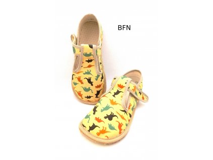 Beda bačkory DINO dinosaurus pro kluky BFN 170020W bačkory papuče přezůvky Beny shoes 1 BFN