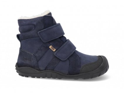 36243 1 04t003 232 100 barefoot zimni obuv s membranou koel4kids milo hydro tex navy modre 2