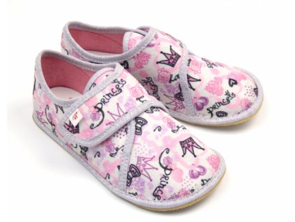 Ef barefoot dívčí bačkory 394 Princess pro holky Beny Shoes barfoot 2