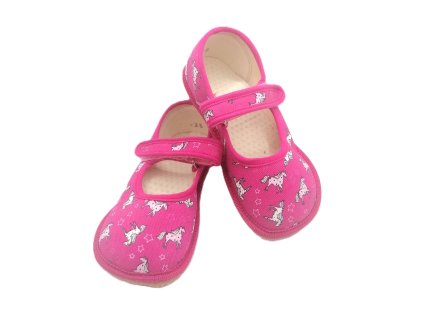 Beda bačkory koník pro holky UNICORN BF060010 BA balerínky bačkory papuče přezůvky 2