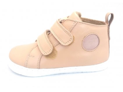 OK bare model Lime barva Light pink barefoot kotníková obuv pro holky s vyteplením podzim Beny shoes