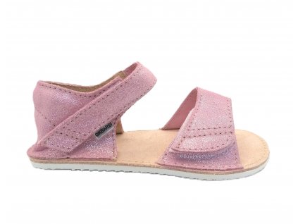 OK bare Mirrisa růžové Růženka barefoot sandále pro holky léto Beny Shoes 2