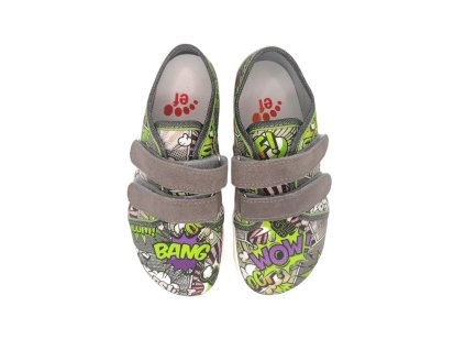 EF barefoot textilní plátěné barefoot boty pro kluky Graffity Beny Shoes 6