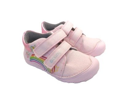 DD STEP C073 41805AM pink růžová duha plátěnky pro holky Beny Shoes 1