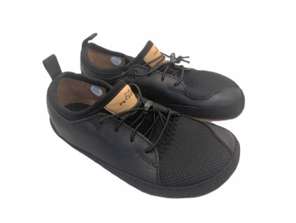 Pegres BF33 barefoot tenisky na plotně černé pro holky pro kluky Beny Shoes